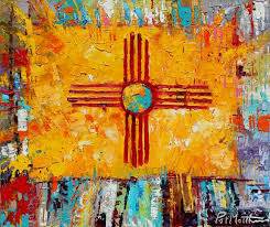 New Mexico Flag Painting